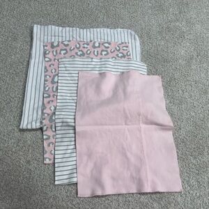 The Peanutshell Bundle - 3 burp cloths and 1 receiving blanket